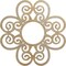 Ekena Millwork Cohen Wood Fretwork Pierced Ceiling Medallion, Hickory, 32"OD x 11"ID x 1/4"T CMWP32X32X0250COHI - alternate 1